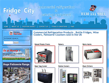 Tablet Screenshot of fridgecity.co.uk